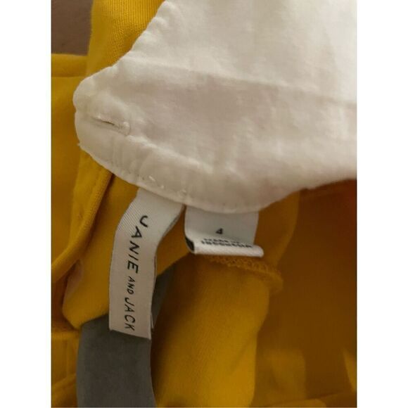 Janie and Jack mustard dress size 4 - Picture 2 of 3